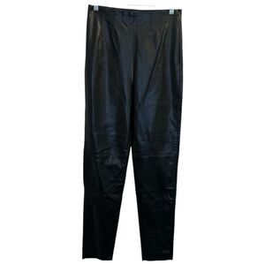 ZARA Black Leather Pants
